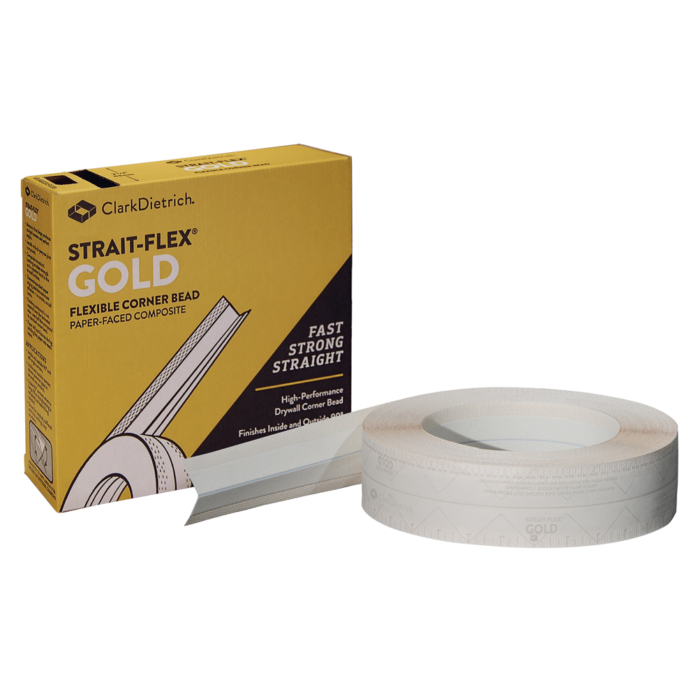 Composite bead GOLD for corners in dry lining